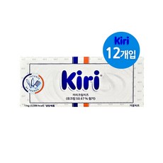 끼리 크림치즈 1kg 12개입 (1박스)