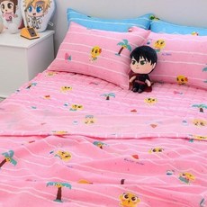 기타 신비아파트인견홑이불+베개커버1세트(SS), 금비바다_인견SS(홑이불+베개커버1)