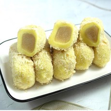 [나눔] 바나나 찹쌀떡 1.4kg 45g x 32개입 굳지않는떡 달콤한 과일찹쌀모찌, 1박스