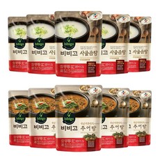 CJ 비비고 추어탕 460g 5봉+사골곰탕 500g 5봉 묶음