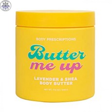 [ Body Prescriptions ] 신체 처방전 바디 버터 건강한 피부 라벤더 및 시어를위한 매우 풍부한 보습 로션, 1개