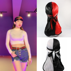 듀렉 해외 셀렙의 투톤 Durag 유명 랩퍼 사용 힙합 반다나 듀랙 수건두건