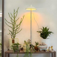 Luaz LED雨傘植物生長燈照明 LUAZ-SG1 燈座, 白色
