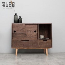 그릇장 홈카페장 맞춤 제작하다 검은 오크 원목 가구 식탁 옆에 연분홍 후 일식대 수납장, 01 레드오크 1000×400×800, 01 쌍문