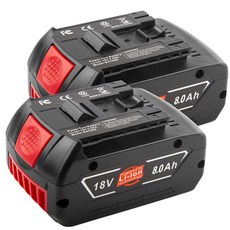 우스틴스 18V 6.0AH 7.0AH 8.0AH 9.0AH 보쉬 교체하다 공구배터리 2PCS, 8AH