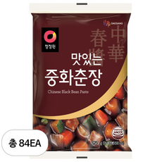 청정원 맛있는 중화 춘장, 84개, 250g