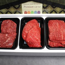 [한성가횡성한우]정품 횡성한우 명품프리미엄 혼합세트 12호 1.8kg(불고기 600g 국거리 600g 산적 600g), 1개