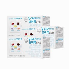 브이팩 남성용 멀티비타민 90g, 30회분, 3개