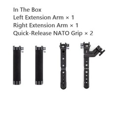 DJI R 트위스트 그립 듀얼 핸들 DSLR 및 시네마 카메라 자동 축 잠금 장치 RS 3 Pro/RS 3/RS 2, 01 R Twist Grip_01 CHINA, 1개