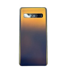 삼성 호환 갤럭시 S10 5G SM-G977B G977F 배터리 후면 커버 문짝 유리 패널 하우징 케이스 접착제 추가 카메라 렌즈 교체, [05] Silver Add Lens, 1개