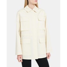 Theory 띠어리 AnOra 오라k in Stretch Cotton 에크루 293918