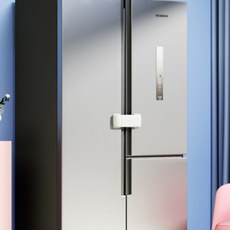 안전 철물점 고급 양문형 냉장고 잠금 장치 문 열림 방지 고정 도어락 아기 어린이 락 공업용 산업용 건설 공사 작업 현장 노가다 필수, 블랙