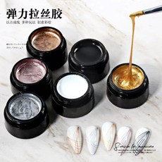 gelli print
 [손꼽놀이] 젤네일 스트레치 드로잉 페인팅 라인젤 6종 쫀득이 라인젤 6#화이트 1개