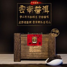PINA / TOP운남 보이차 1000g 노차 나무박스 포장 보이차 선물 세트