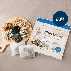 [KT알파쇼핑]천해무다시팩 60팩 (15g*10팩*6봉), 6개