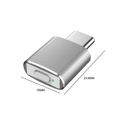 마우스 지글러 마우스 무버 USB 포트 마우스 자동 움직이기 재택근무 오토 마우스 C 감지 불가 이동 노트북 컴퓨터 움직임 시뮬레이션, 5) Silver T16, 4) Silver T16