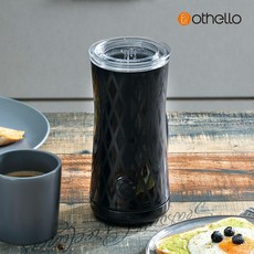 전동우유거품기 밀크 커피 가정용 스티머 포머, 블랙