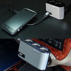 차량용실내 [2개묶음] 소켓 실내 기타자동차AV용품 차량용 USB2구 IW2B1AD3, 1개