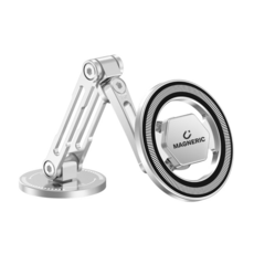 매그네릭 맥세이프 거치대 차량용 핸드폰거치대 대쉬보드거치대, 실버, 1개 실버, 1개