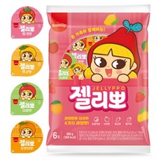 spc 삼립 과일팡팡 젤리뽀 360g, 6개