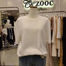 ZOOC 퍼프소매티셔츠V203PSM901