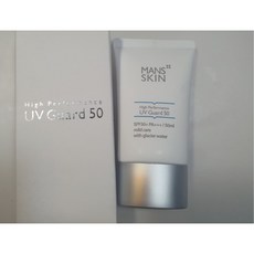 맨즈스킨 UV가드50 남자 선크림 순한 남성 썬크림 UVA UAB 혼합자차(유기+무기), 2개, 50ml