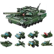 (아쇼핑) 전투 탱크 8종 1세트 미니탱크 조립 합체탱크블럭 탱크레고호환 텡크블럭 텡크블럭레고호환 호환레고 (아쇼핑), 본상품선택