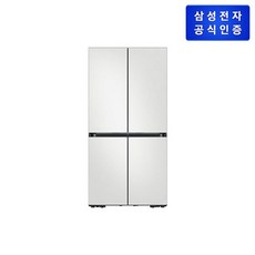 삼성전자 [삼성] 비스포크 냉장고 4도어 키친핏 [RF60DB9KF2J01] 615L 코타 화이트, 없음