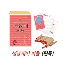 성냥개비 퍼즐원목 수학 교구 학습 교재