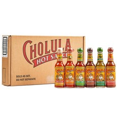 Cholula 매운 소스 버라이어티 팩 애호가를 위한 선물 세트 5 fl oz x 6개 미국직구, 147ml