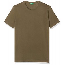 United Colors of Benetton T-Shirt T-Shirt Green (Army Green 35a) One Size (Manufacturer Size : M, 단일옵션