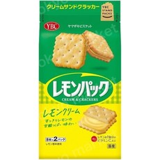 야마자키 비스킷 레몬 팩 레몬 크림 비스켓 쿠키 16개입, 1개 - icebiscuit