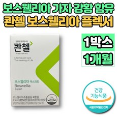 관절엔 콴첼 보스웰리아 엑스퍼트 강황 가자 보스웰리아 추출물 등복합물 플렉스 플렉서 관첸 콴첸 관첼 쾐첼 보스월리아, 1박스, 30캡슐