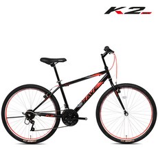 [케이투바이크] MTB 로건26GS 26인치 21단 완조립, 로건26GS(레이브) 매트블랙, 조립+사은품C