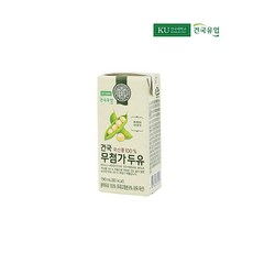 [건국유업] 건국 무첨가두유 190ml×20팩, 190ml, 20개