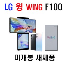 LG전자 LG윙 WING 공기계 미개봉 미사용 새제품 풀박스 효도폰 선물용 LM-F100 128GB, 오로라그레이(유심3사호환)