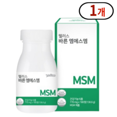 웰러스 바른 엠에스엠 MSM 100% 770mg 평생 관절 연골 건강 부형제 무첨가 하루 2정 susuhomhom, 138.6g, 1개