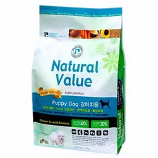 내츄럴 밸류 알러지용 1.5KG 퍼피 내추럴사료 애견알러지사료, 1개