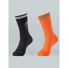 [ 스페셜라이즈드 양말 ] 남자 사이클링 소프트 에어 리플렉티브 톨 삭스 양말 Soft Air Reflective Tall Socks, Blaze