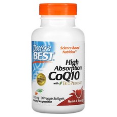 닥터스베스트 CoQ10 바이오페린 함유 300mg 베지 소프트젤 90정, 1개