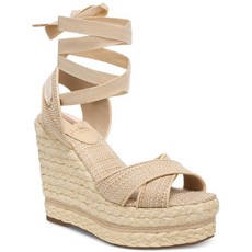 샘 에델만 Vaughn Womens Paisley Raffia Wedge 샌들 327920