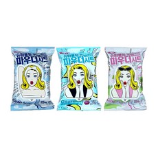 미스사사 슈퍼 쿨링 파우더시트 데오드란트 티슈 1+1+1, 클린솝+쿨민트+플로럴, 1개, 261g