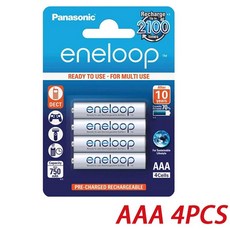 Panasonic Eneloop 기존 AA AAA 충전식 배터리 1.2v 1900mAh 800mAh 사전 충전된 nimh 손전등 카메라 장난감에 적합, 4개