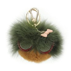 313126 훌라 FURLA 키링 키홀더 RL88 PCV 852519 그린 브라운