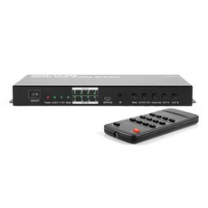 NEXT 2405UHD-4K HDMI 4K 60Hz 4 4매트릭스 스위치 입력4포트 출력2포트 HDCP2.2 광 아날로그 오디오지원, 1개