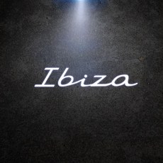 무선 LED 웰컴 라이트 장식 좌석 Ateca Leon Ibiza 로고 의전 자동차 도어 프로젝터, [03] Ibiza Logo, [01] 1PCS For 1 Door