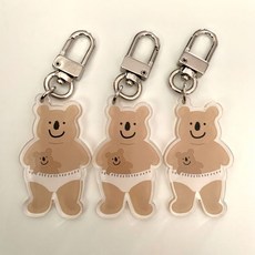 [천삼백케이] [퓨어나나컴퍼니] 쿼카좋아 팬티도좋아 키링