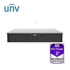 유니뷰 XVR3104-Q3 4채널 올인원 CCTV DVR 녹화기 본체 2TB 하드 포함 - 유니뷰dvr