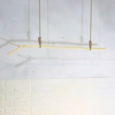 천연 원목 나뭇가지 행잉 천장 인테리어 행거 스트랩 의류매장, 길이1.5m지름3-4cm(줄포함대략4m)B