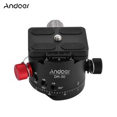 Andoer DH-50 탁 인덱싱 기어 헤드 다섯 알루미늄 합금 CNC 프로세스 표준 최대 하중 10kg 카야 지아 충족, 흑백의